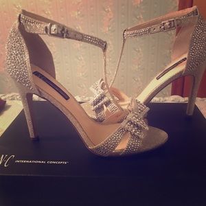 Never Been Worn INC sparkle bow high heels